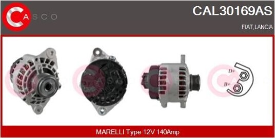 Dynamo CASCO CAL30169AS Dynamo CASCO CAL30169AS