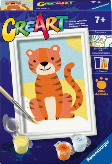 Ravensburger CreArt Mal etter nummer 7+ år Tiger