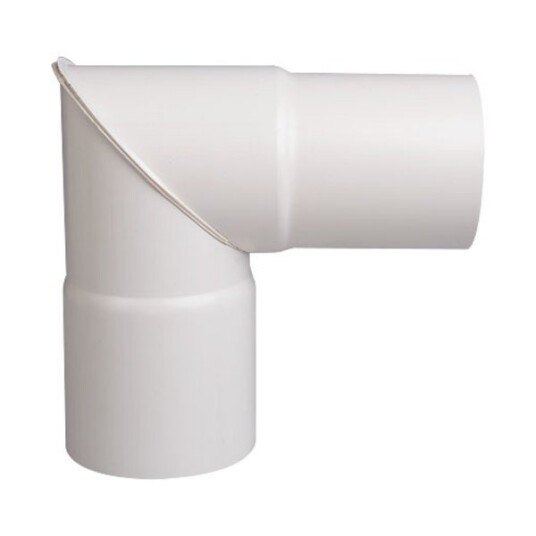 Plastmo Knerør 90gr 75mm hvit Plastmo Knerør 90gr 75mm hvit