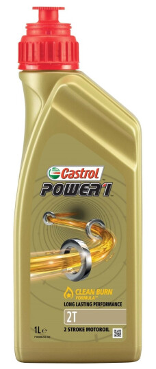 Castrol Power 1 Fuldsyntetisk 2-Taktsolje 1L Castrol Power 1 Fuldsyntetisk 2-Taktsolje 1L