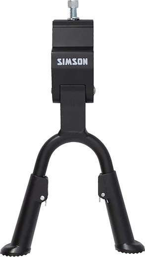 Sykkelstøtte Simson Dobbel justerbar 44 34 mm 30 mm monteringsplate svart