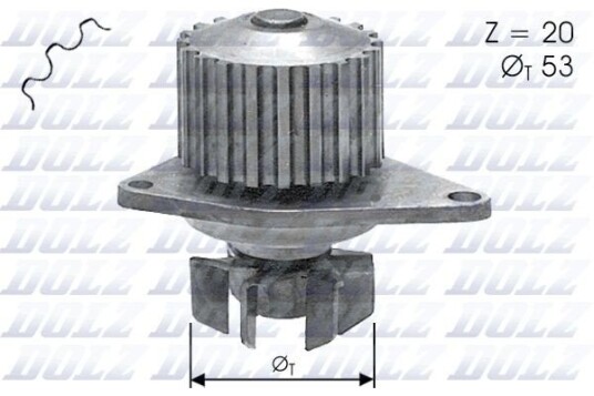 DOLZ C110 Vannpumpe DOLZ C110 Vannpumpe