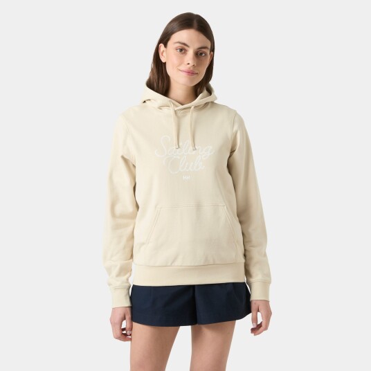 Helly Hansen Women's Core Graphic Hoodie Hvit L