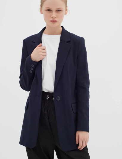 InWear Zellaiw Long Blazer Navy 32 InWear Zellaiw Long Blazer Navy 32
