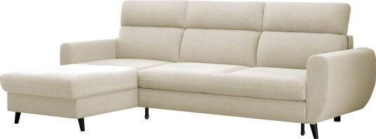 Vylon 3 seters sovesofa med divan beige