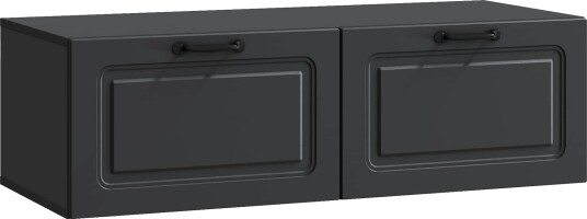 Vegghengt TV skap Svart 98 x 41 x 30 cm Konstruert tre Vegghengt TV skap Svart 98 x 41 x 30 cm Konstruert tre