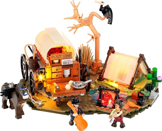Lumibricks Cowboy-Leir Byggesett 16+ År 542 Deler