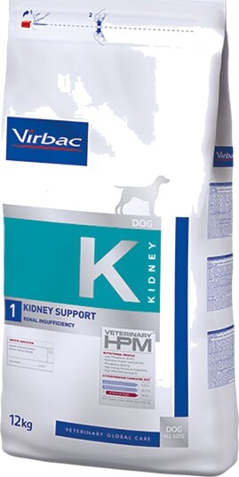 Virbac Tørrfôr Veterinary Hpm Dog Kidney Support K1 2 X 12 kg