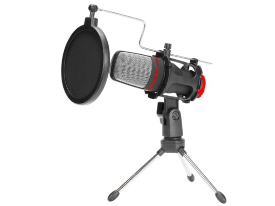Marvo Mic-02, Studiomikrofon, -38 Db, 50 - 16000 Hz, -36 Db, Retningsuavhengig, Koblet Med Ledninger (Ikke Trådløs)