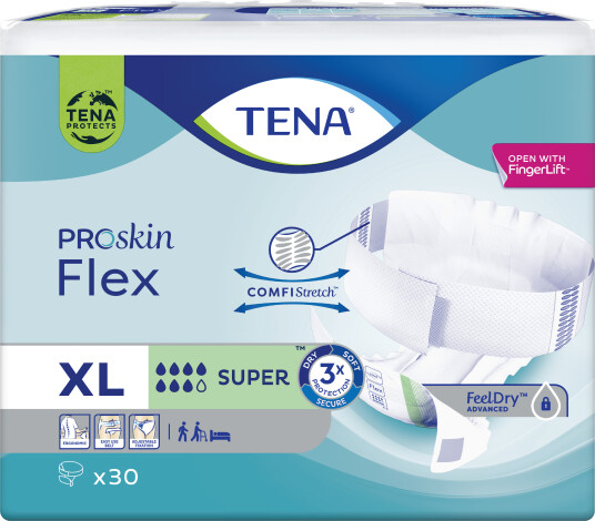 Tena Flex Super X Large 30 stk. Tena Flex Super X Large 30 stk.