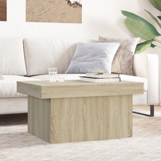 Salongbord sonoma eik 100x55x40 cm konstruert tre 840872