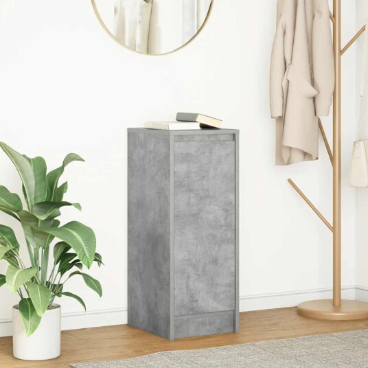 Skjenk betonggrå 29,5x34x76 cm konstruert tre Skjenk betonggrå 29,5x34x76 cm konstruert tre
