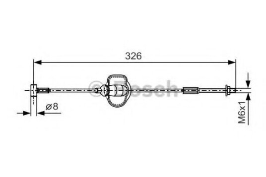 Bremsewire BOSCH 1 987 477 929