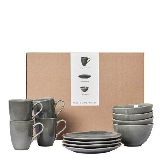 Broste Copenhagen   Nordic Rain frokostsett 12 deler