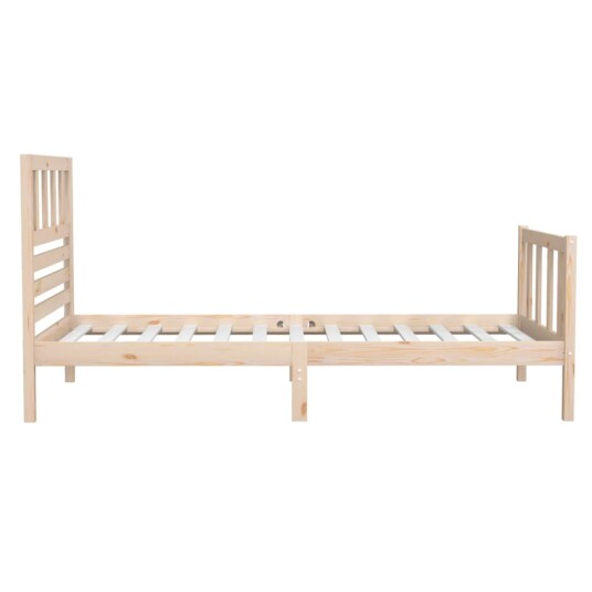 vidaXL Sengeramme heltre 90x190 cm 3FT Single