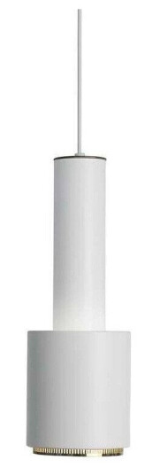 Artek - A110 Hand Grenade Pendel White/Brass