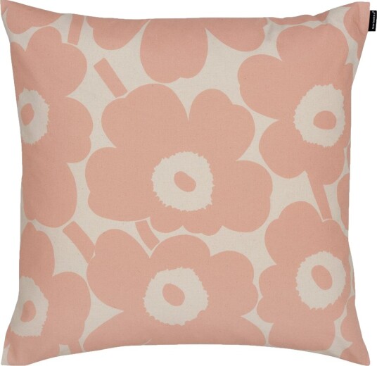 Marimekko Pieni Unikko putetrekk 50 x 50 cm Cotton-peach Marimekko Pieni Unikko putetrekk 50 x 50 cm Cotton-peach