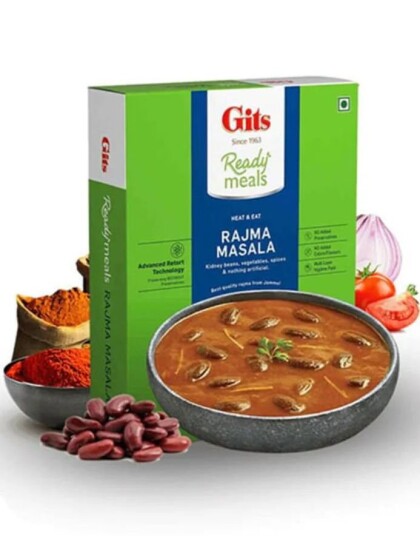Rajma Masala   Gits Vegan Meals   Mikrorett kan oppbevares i romtemperatur 300 g India