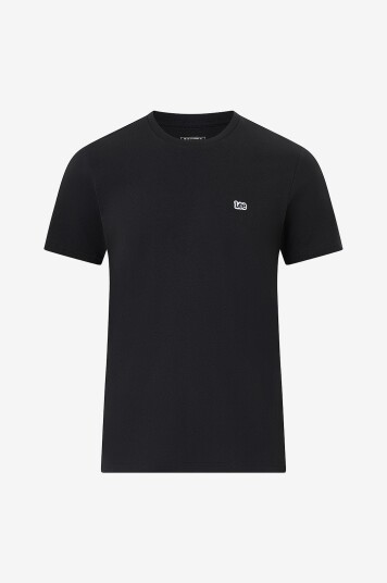 Lee T skjorte SS Patch Logo Tee Svart Lee T skjorte SS Patch Logo Tee Svart