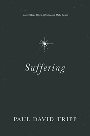 Suffering Av Paul David Tripp Suffering Av Paul David Tripp