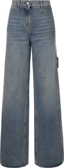 Courrèges Dame Jeans Blå W26,