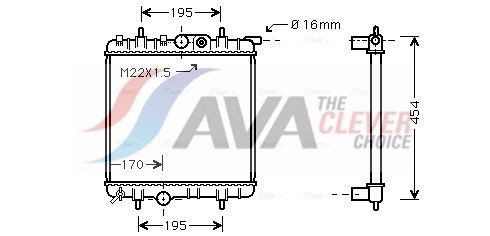 Radiator AVA Clever Choice PE2243 Radiator AVA Clever Choice PE2243