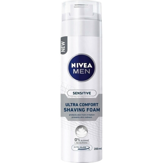 NIVEA Barberskum Sensitive Ultra Comfort 200 ml. NIVEA Barberskum Sensitive Ultra Comfort 200 ml.
