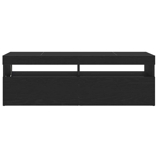 TV skap Svart 120 x 35 x 40 cm Konstruert tre TV skap Svart 120 x 35 x 40 cm Konstruert tre