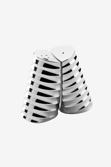 Robert Welch   Salt  & pepperbøsse Drum 2 pk   Sølv