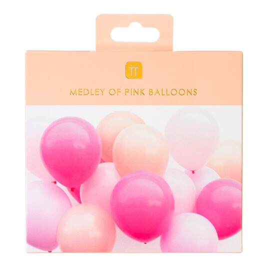 Talking Tables Ballonger Rosa Miks - 16-pakning