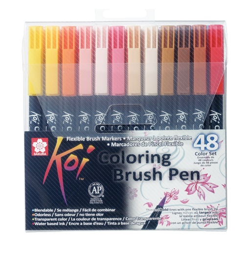 Sakura Koi Colouring Brush Pen 48-set