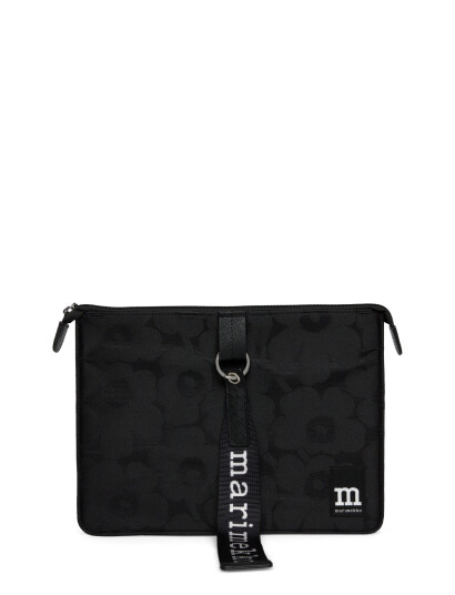 Marimekko Sleeve 11" Unikko - Black - ONE SIZE