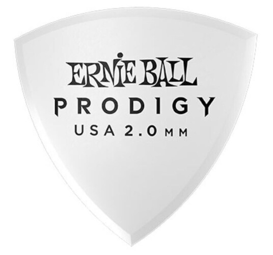 Ernie Ball Eb-9337 Shield 2mm Wh 6-Pakning, Hvit
