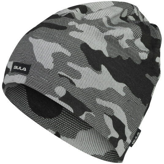 Bula Camo Printed Wool Beanie, lue unisex One Size Dgrey