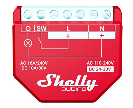 Shelly - Qubino Wave 1PM - Smart Strømmålingsenhet