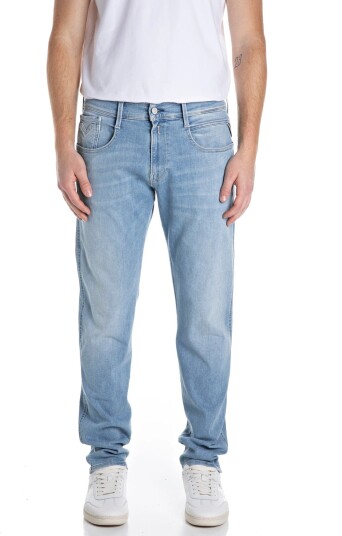Replay Anbass Slim Hyperflex Dust Denim Trousers Blue 31 x 30