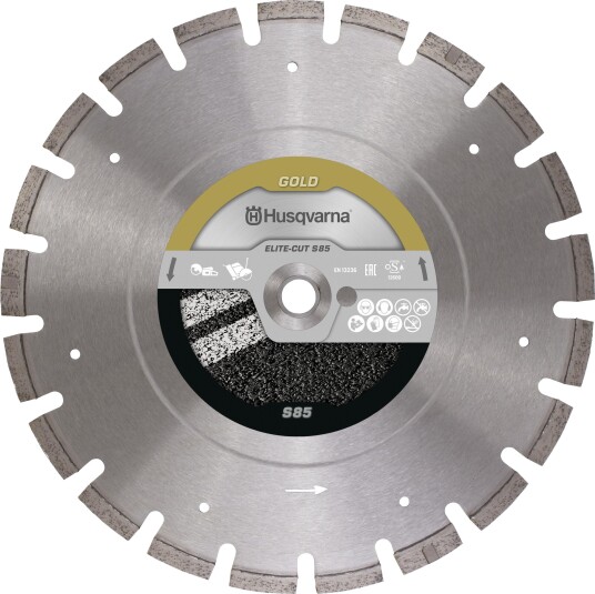 Husqvarna ELITE-CUT S85 Diamantblad, Maskintilbehør & forbruk