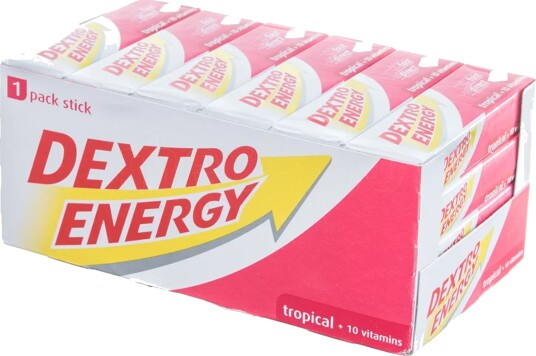 ERT Godis Singel Dextro Energy Tropical - 24-pack
