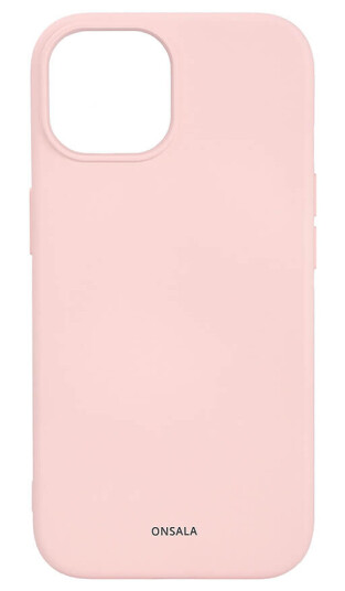 Onsala Silikon Magsafe Deksel til iPhone 15 - Chalk Pink