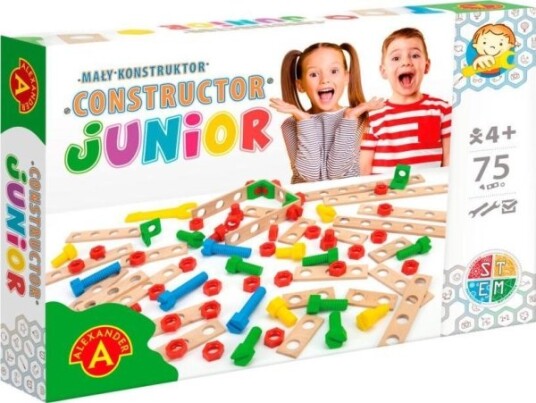 Junior Træ Konstruktionsbyggesæt 75 Dele