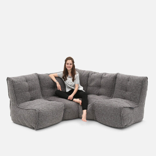Mod 3 Cozy Corner Modulsofa Luscious Gray Mod 3 Cozy Corner Modulsofa Luscious Gray