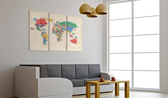 Bilde Italian names of countries 90x60 Artgeist sp. z o. o.