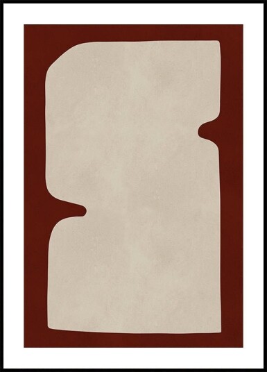 Modern organic art 4 Poster Plakat / 21x30cm