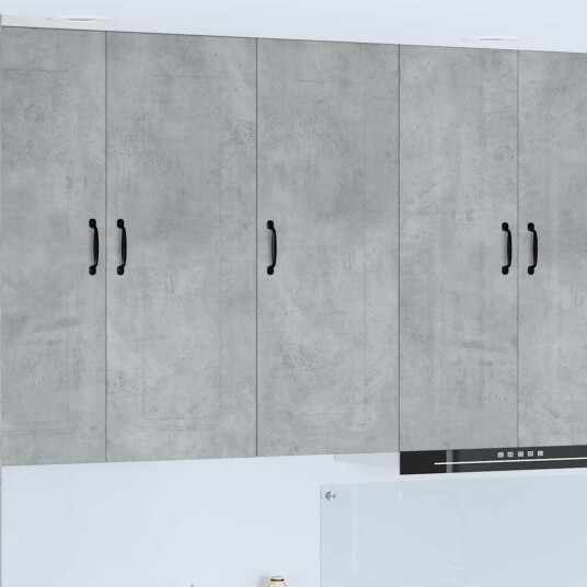  Kjøkkenskap med hylle Betonggrå 40 x 31 x 100 cm Konstruert tre