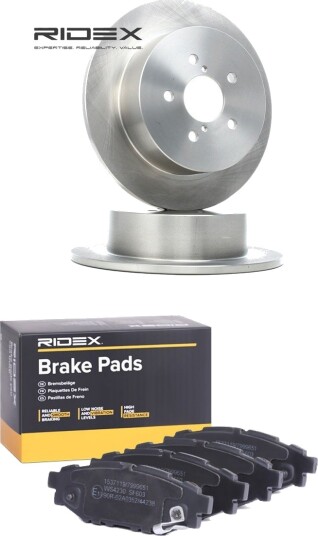 Bremseskiver og -klosser RIDEX 3405B3301
