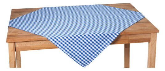 PULSIVA Duk Don; 80x80 cm (BxL); Blå/Hvit; Kvadratisk; 5 Stykk / Forpakning