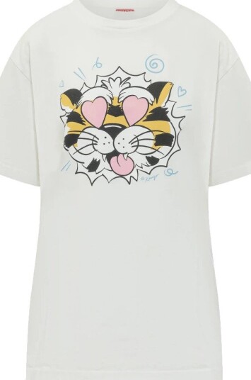 Kenzo Dame Topper Hvit S,