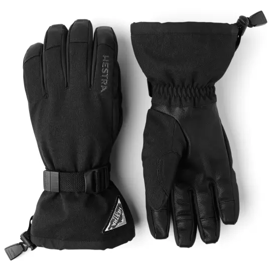 Hestra Powder Gauntlet - 5 Finger Svart 8 Hestra Powder Gauntlet - 5 Finger Svart 8