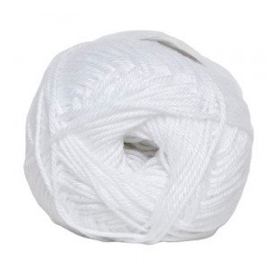Hjertegarn Diamond Cotton Garn 100 Hvit
