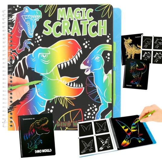 Dino World Magic Scratch Book 0412732 Dino World Magic Scratch Book 0412732